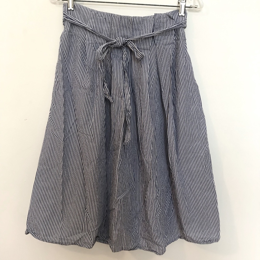Max Studio Tie Waist Skirt